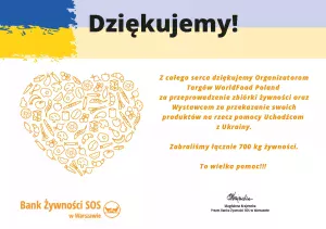BZSOS podziekowanie dla WorldFood Poland