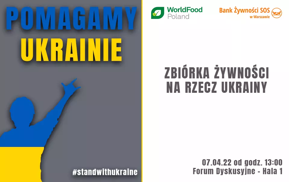 WorldFood Poland razem z Bankiem Żywności SOS w Warszawie na rzecz Ukrainy